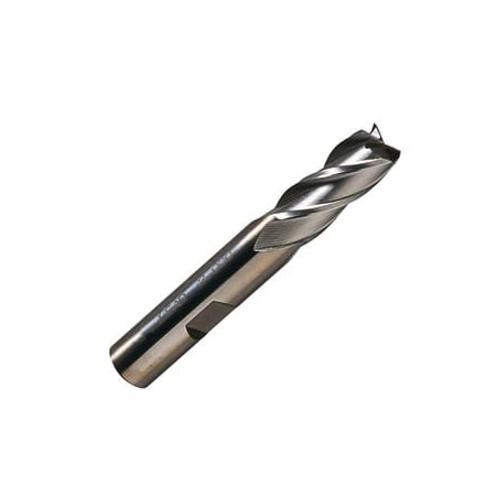 Champion Cutting Tool 9/16in x 1/2in - 601 High Speed End Mill - Single End, Non-Center Cutting, Multi Flute CHA 601-9/16X1/2